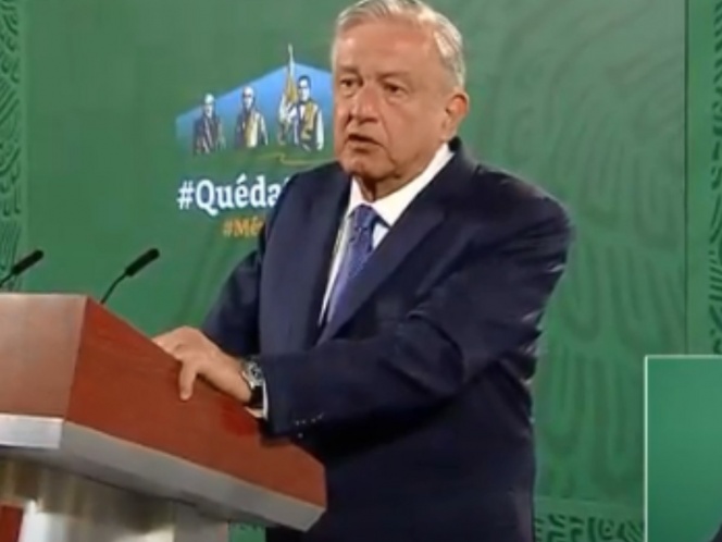 López Obrador brinda mensaje desde Palacio Nacional