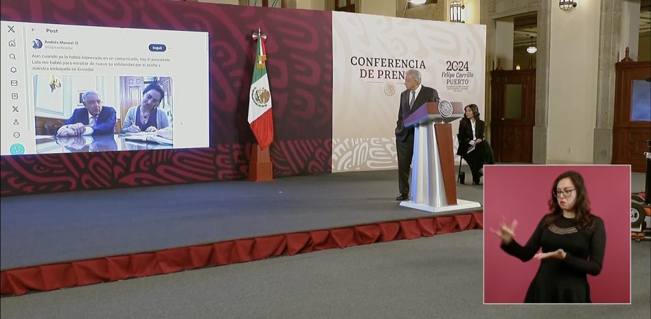 Sin respeto a reglas internacionales, se vive como gorilas: AMLO