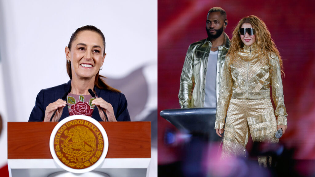 Sheinbaum agradece a Shakira por concierto gratuito en el Zócalo de la Ciudad de México